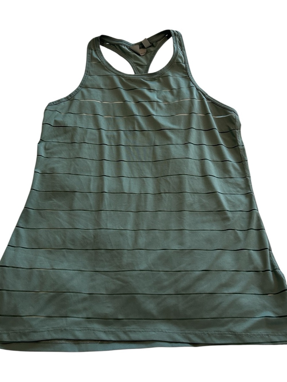 Athleta Chi  Racerback Tank Top in Mesh Stripe Size S - Picture 3 of 9